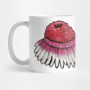 Strawberries & Cream Coneflower Mug